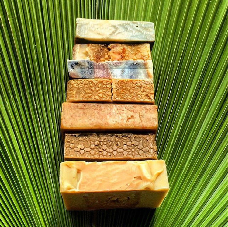 Shea Butter and Turmeric Collection of soaps